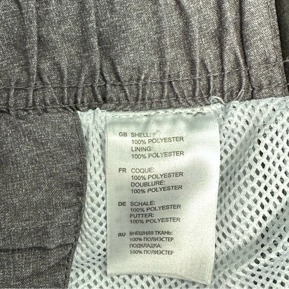Harbor Bay Swim Trunks 2XL Gray, Black & White